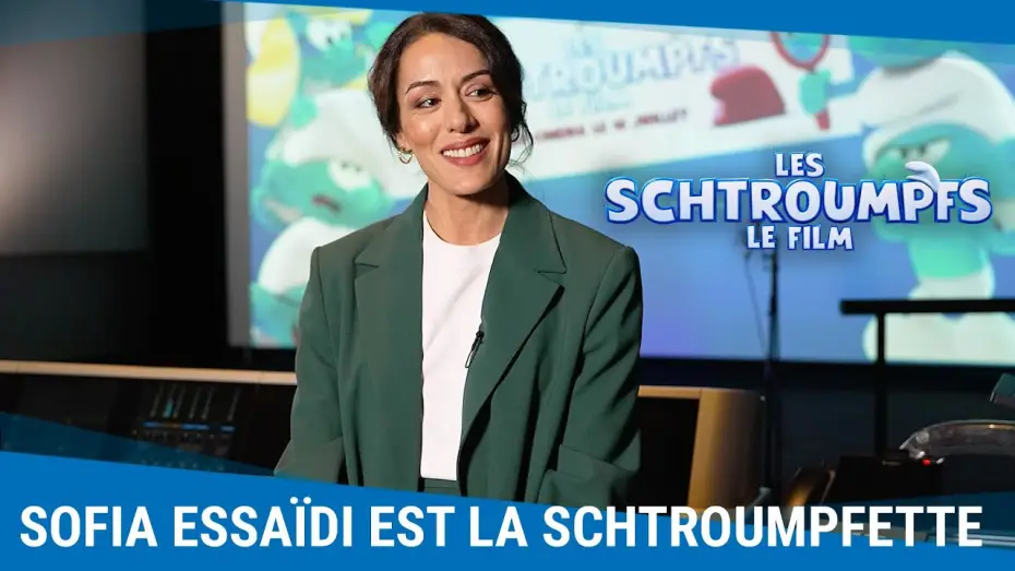 Відео до фільму Смурфи | Les coulisses de doublage avec Sofia Essa&iuml;di