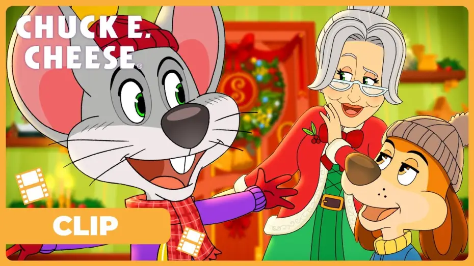 Відео до фільму A Chuck E. Cheese Christmas — A Surprise Party for Santa Claus!