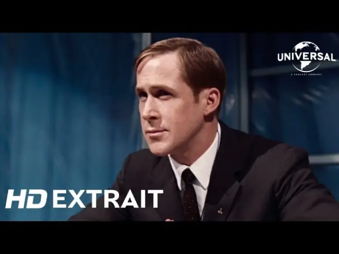 Відео до фільму Перша людина | First Man - Extrait "Armstong et Aldrin r&eacute;pondent &agrave; des questions" VF