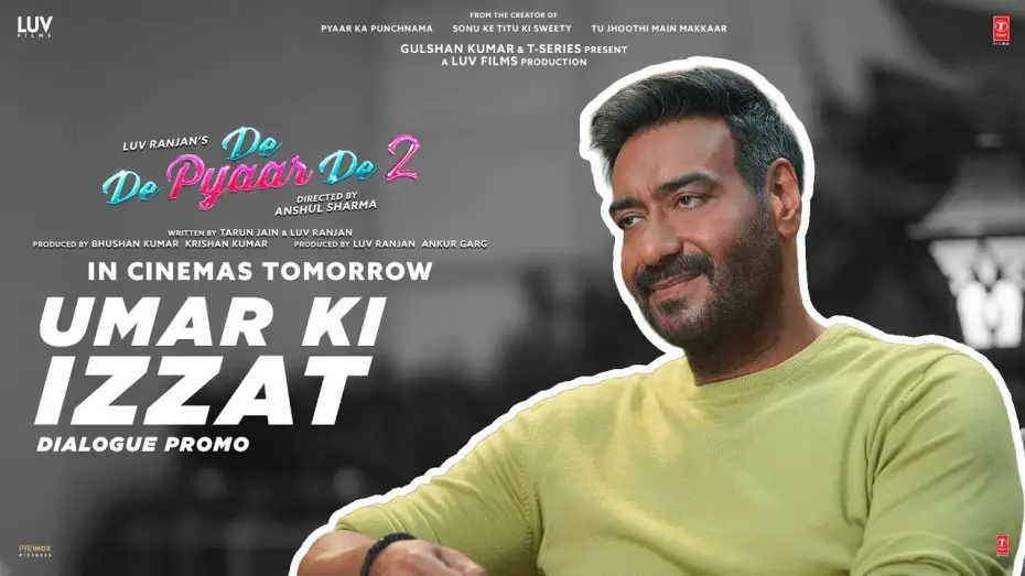 Відео до фільму दे दे प्यार दे २ | De De Pyaar De 2 (Dialogue Promo) &ndash; Umar Ki Izzat | Ajay D, Rakul S, R. Madhavan | 14th Nov