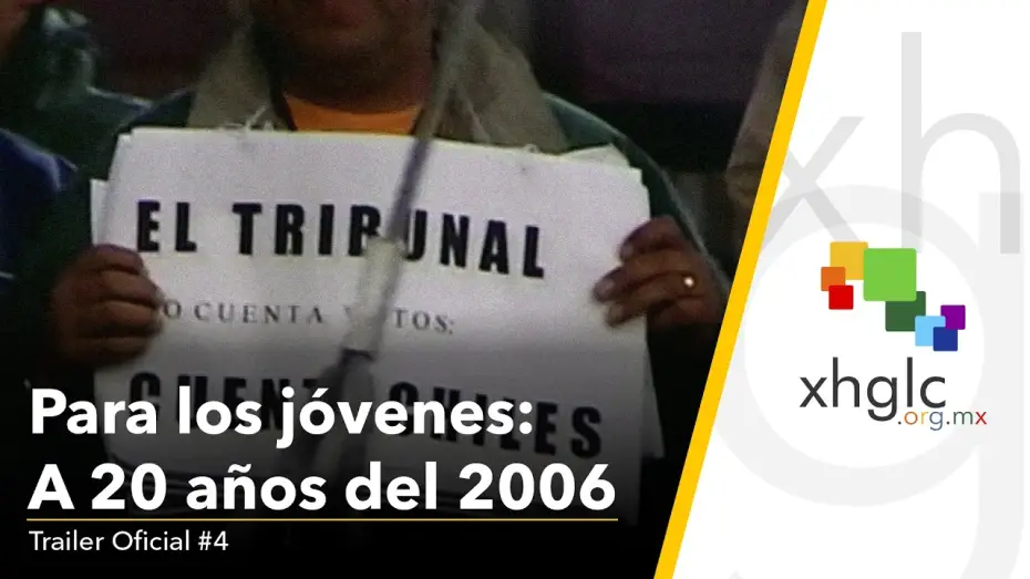 Відео до фільму Para los j&oacute;venes: a 20 a&ntilde;os del 2006 | Para Los J&oacute;venes: A 20 a&ntilde;os del 2006 (Trailer Oficial #4)