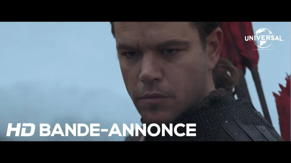 Відео до фільму Велика стіна — La Grande Muraille - Bande-Annonce Officielle VF [Au cinéma le 11 janvier 2017]