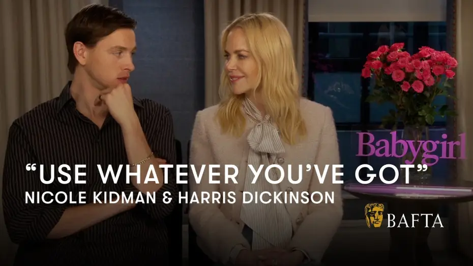Відео до фільму Хороша погана дівчинка | Nicole Kidman and Harris Dickinson on creating intimacy for Babygirl in harsh winter cold | BAFTA