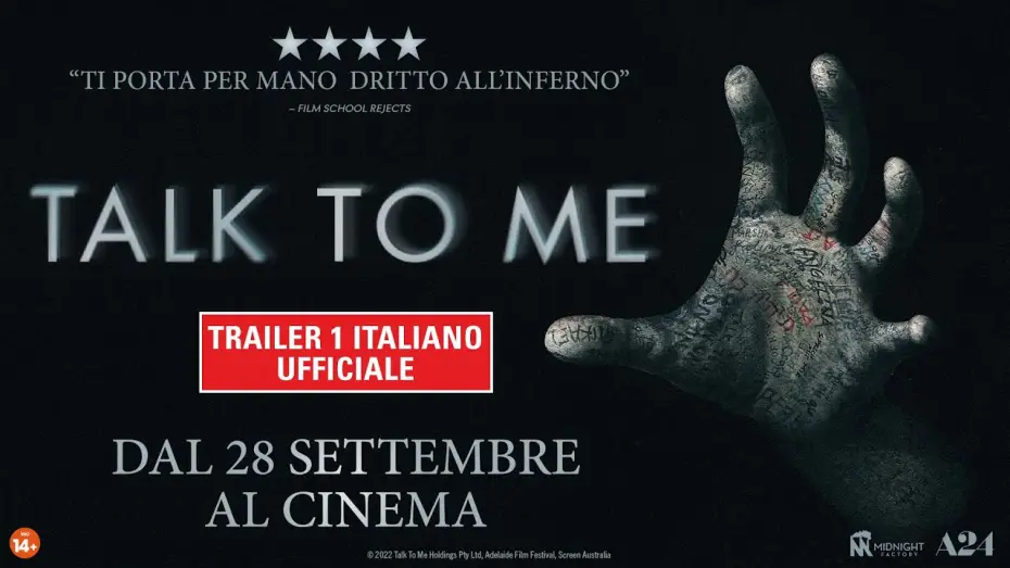 Відео до фільму Говори до мене — Talk To Me - Trailer 1 Italiano Ufficiale