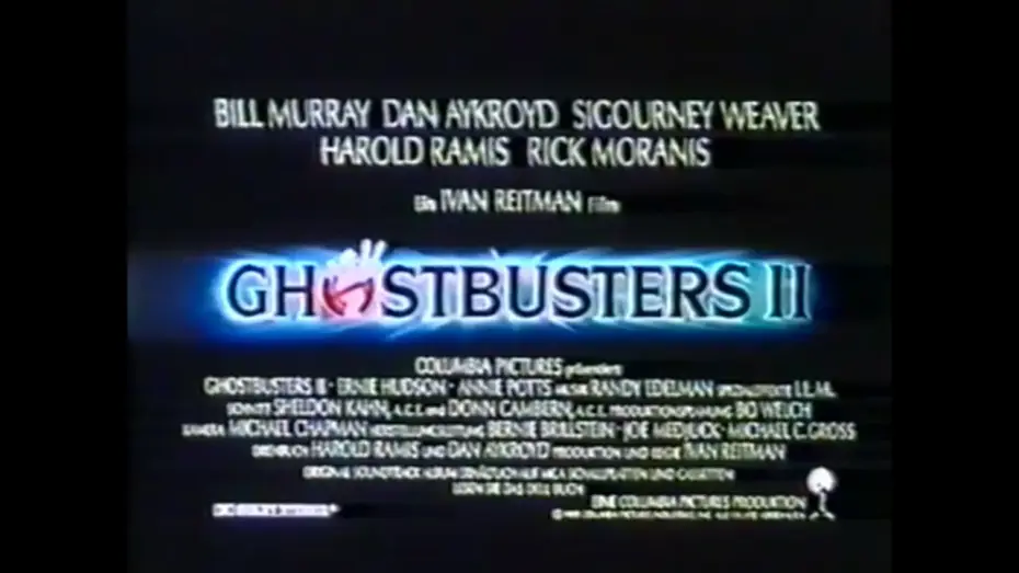 Відео до фільму Мисливці за привидами 2 — Ghostbusters II 1989 Offiziell / Original Trailer German / Deutsch Kino  Ghostbusters 2