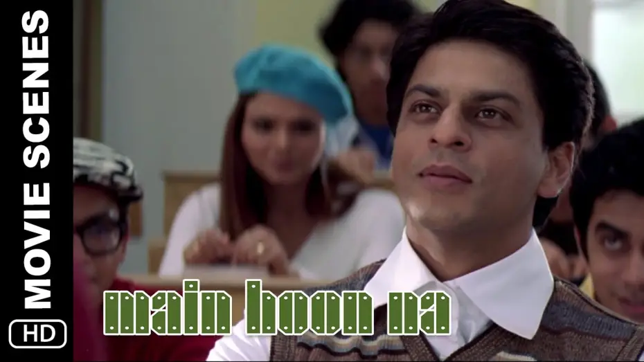 Відео до фільму मैं हूँ ना — Introduction to the Class | Main Hoon Na | Movie Scene | Shah Rukh Khan, Amrita Rao, Zayed Khan