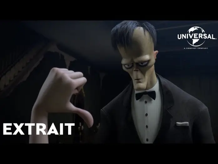 Відео до фільму Родина Адамсів | La Famille Addams - Extrait : "G&eacute;n&eacute;rique jou&eacute; par Max et La Chose" [VF]