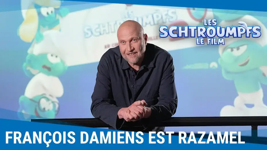 Відео до фільму Смурфи | Les coulisses de doublage avec Fran&ccedil;ois Damiens