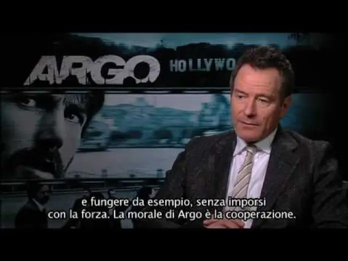 Відео до фільму Арго | Argo di Ben Affleck - Intervista a Bryan Cranston (sottotitoli in italiano)