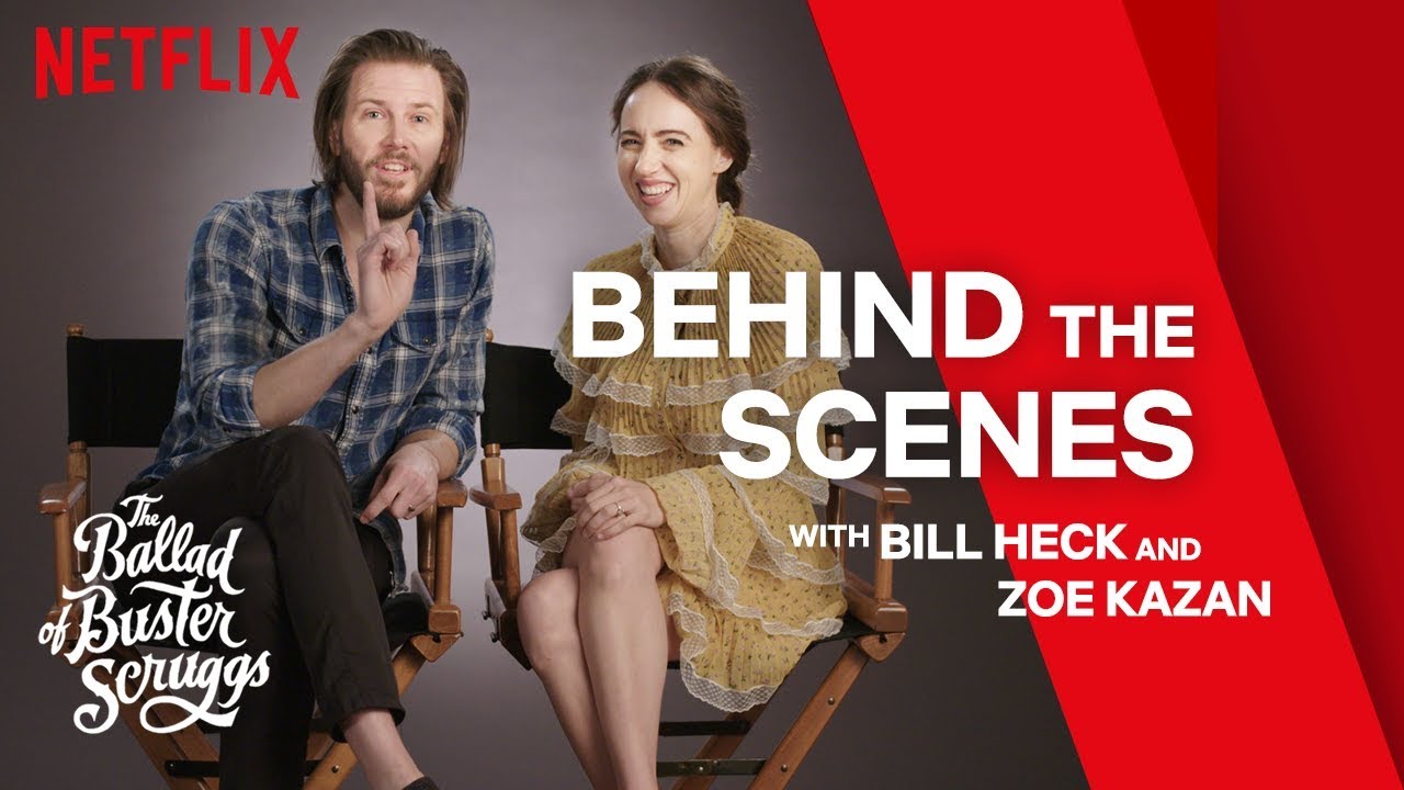 Відео до фільму Балада про Бастера Скраґґса | Bill Heck & Zoe Kazan Reveal Secrets
