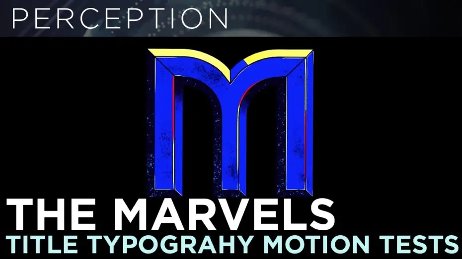 Відео до фільму Марвели — End Credits Main Title Typography Motion Test