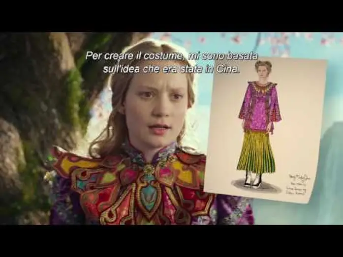 Відео до фільму Аліса в Задзеркаллі | Alice attraverso lo specchio - I costumi di Alice - Pod dal film | HD