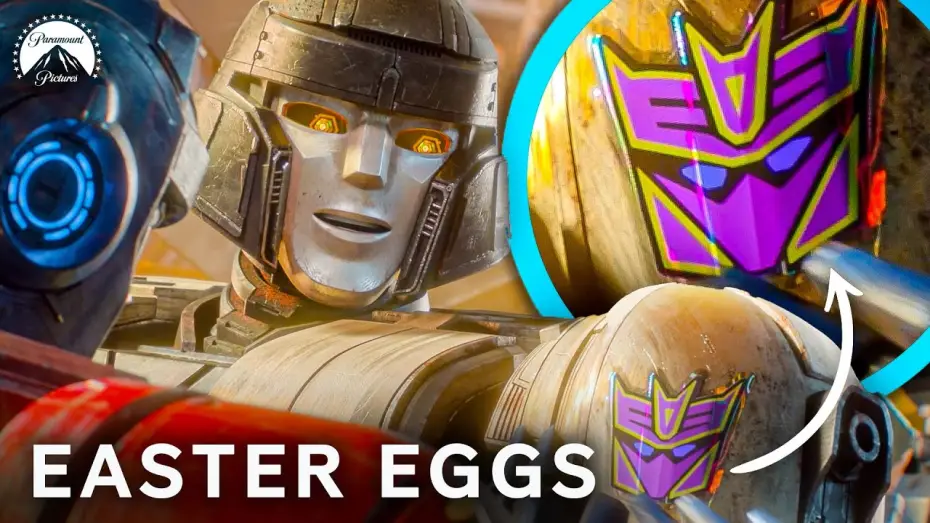 Відео до фільму Трансформери: Початок | Top 5 Easter Eggs You Missed - Official Breakdown