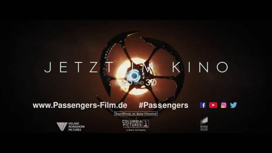 Відео до фільму Пробудження — PASSENGERS - Movie Event 20" - JETZT IM KINO!