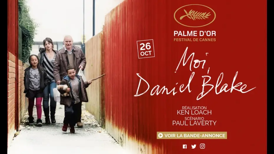 Відео до фільму Я, Деніел Блейк | MOI, DANIEL BLAKE - Bande Annonce VF