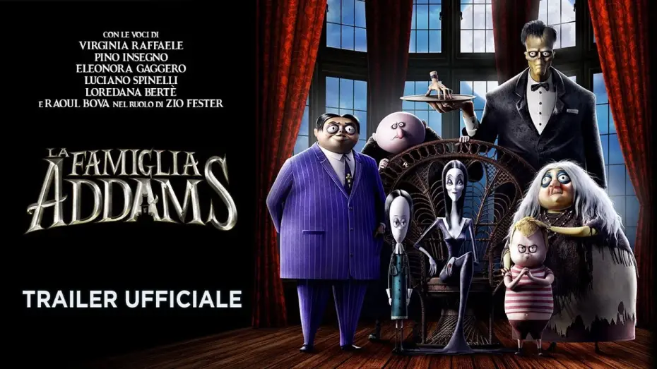 Відео до фільму Родина Адамсів | La famiglia Addams - Teaser trailer italiano ufficiale [HD]
