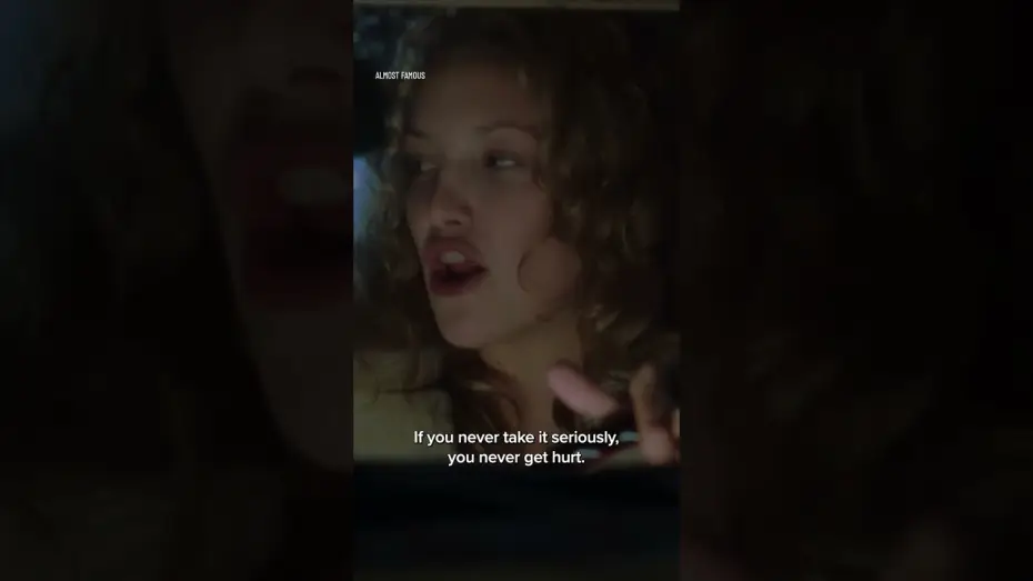 Відео до фільму Майже знамениті | If you never take it seriously, you never get hurt.