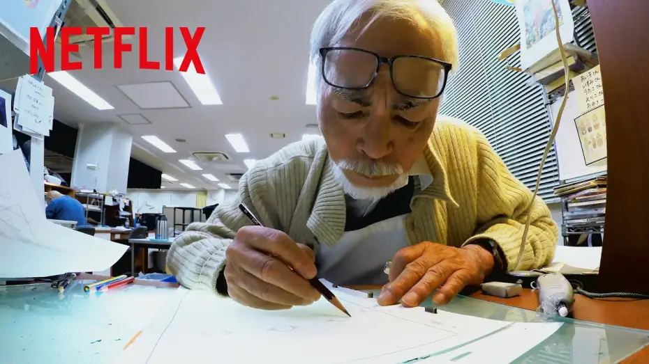 Відео до фільму 宮﨑駿と青サギと&hellip; ～「君たちはどう生きるか」への道～ | How Hayao Miyazaki Creates - Clip [Subtitled]