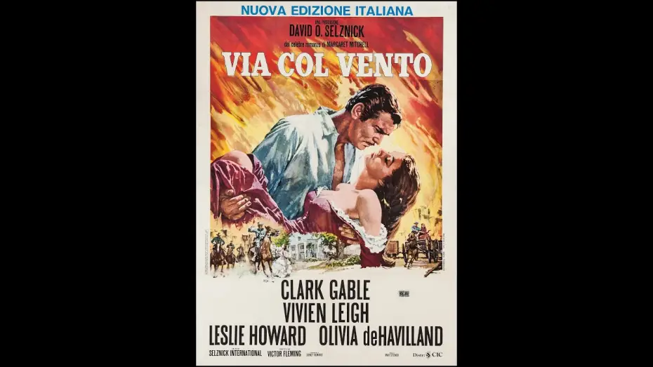 Відео до фільму Віднесені вітром | VIA COL VENTO Trailer Italiano del'edizione 1977 Restaurato