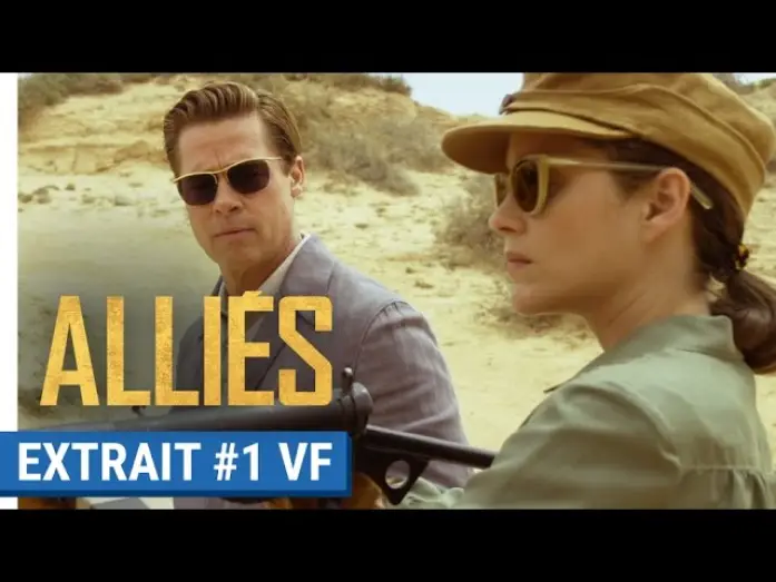 Відео до фільму Шпигуни-союзники | ALLI&Eacute;S - Extrait #1 : Entra&icirc;nement au tir avec Brad Pitt & Marion Cotillard (VF)