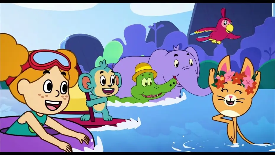 Відео до фільму Arne Alligator och djungelkompisarna | Zwiastun