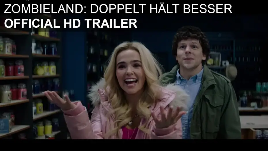 Відео до фільму Зомбіленд: Подвійний постріл | Zombieland 2: Doppelt h&auml;lt besser - Trailer Deutsch HD