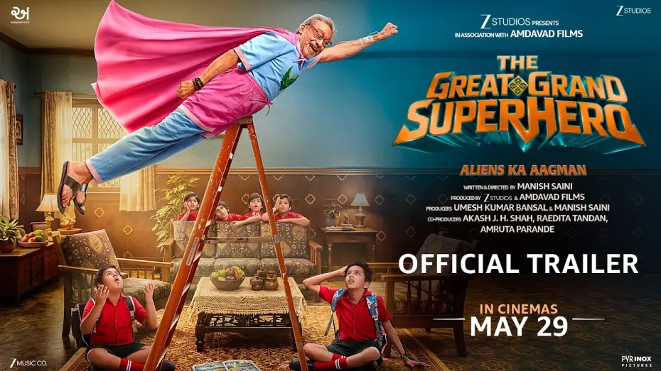 Відео до фільму The Great Grand Superhero | The Great Grand Superhero - Aliens Ka Aagman | Official Trailer | Jackie S. | Prateik S. P. | May 29