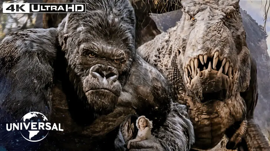Відео до фільму Кінг Конг | Kong Saves Ann From the V. rex's