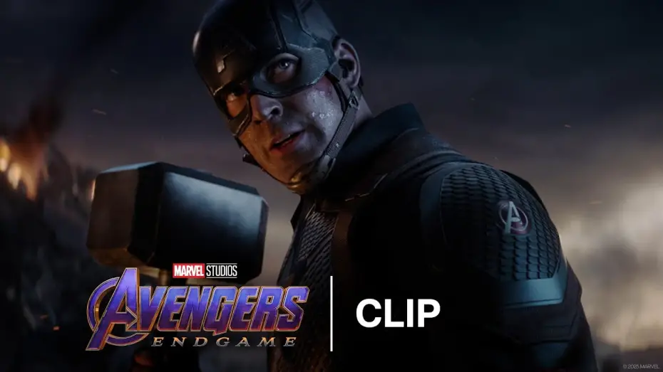 Відео до фільму Месники: Завершення | Captain America (Steve Rogers) Wields Mjolnir - Official Clip