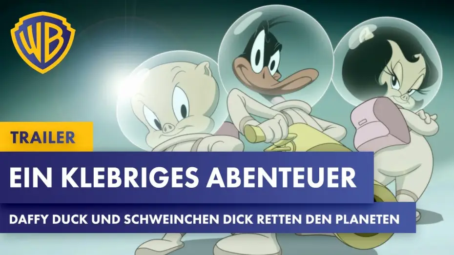 Відео до фільму Луні Тюнз: Врятувати планету | EIN KLEBRIGES ABENTEUER: DAFFY DUCK & SCHWEINCHEN DICK RETTEN DEN PLANETEN &ndash; Trailer Deutsch (2024)