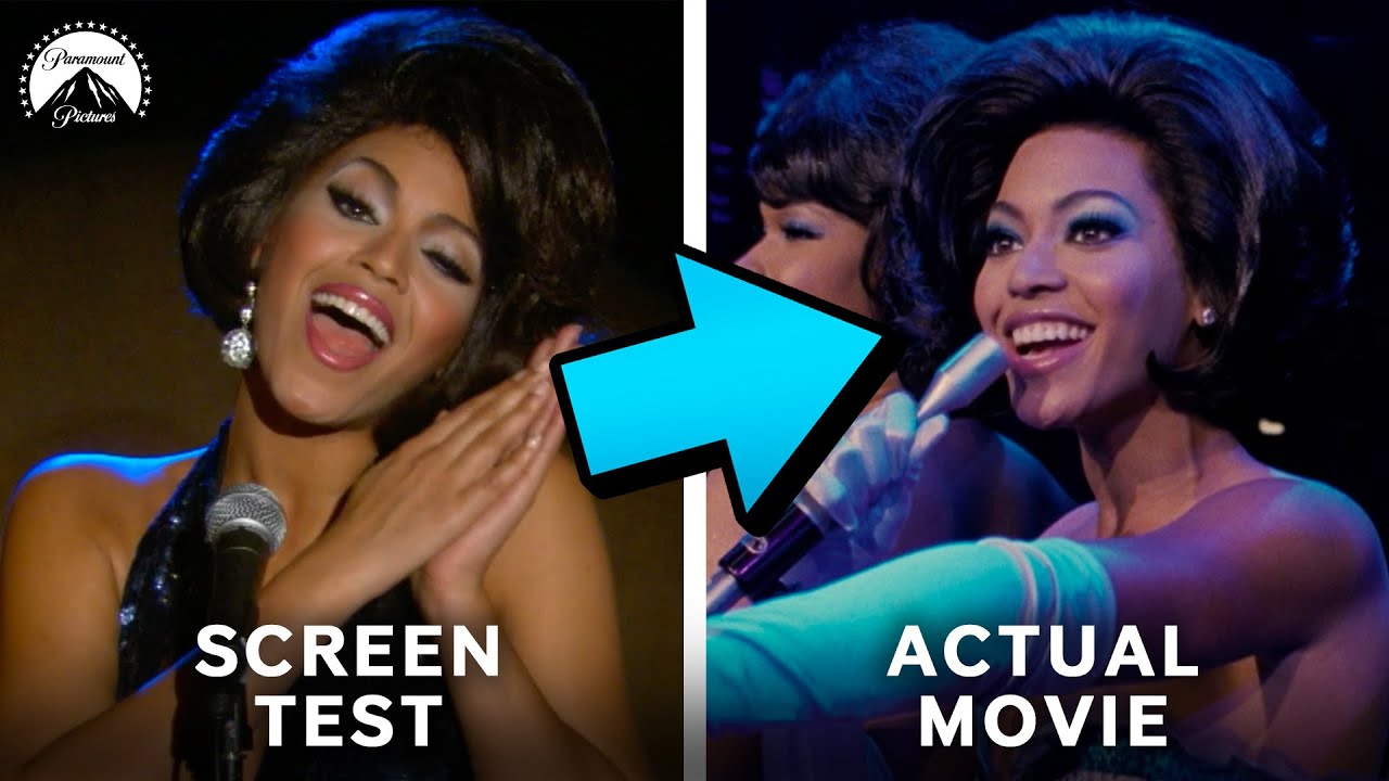 Відео до фільму Дівчата мрії | Beyonc&eacute; Behind The Scenes of Dreamgirls: Screen Test vs. Movie Scene