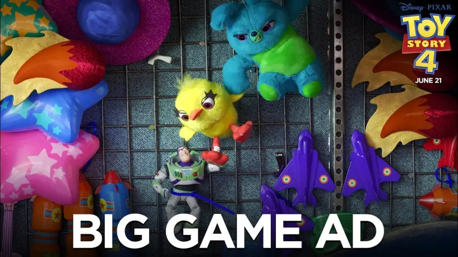 Відео до фільму Історія іграшок 4 | Big Game Ad