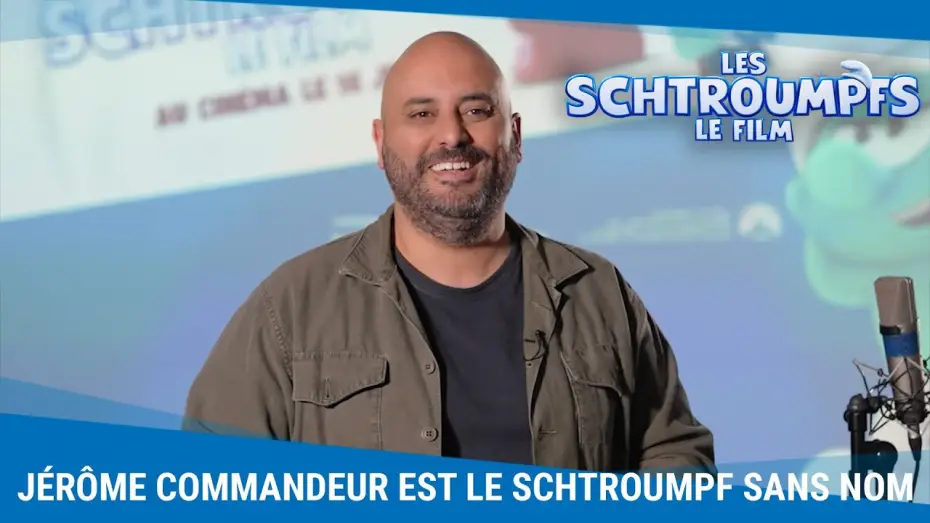 Відео до фільму Смурфи | Les coulisses de doublage avec J&eacute;r&ocirc;me Commandeur