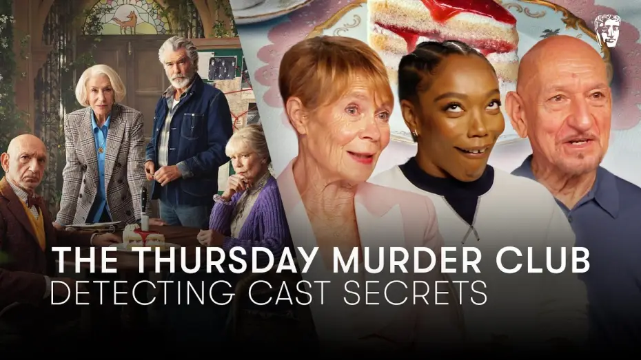 Відео до фільму Клуб убивств по четвергах | British Slang, Acting Tricks & Afternoon Tea! The Thursday Murder Club Cast Interview | BAFTA