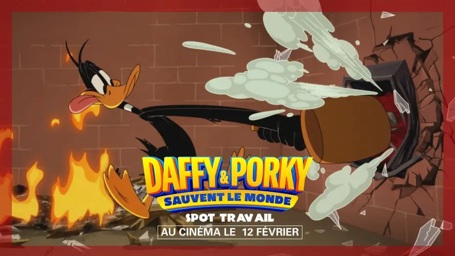 Відео до фільму Луні Тюнз: Врятувати планету | SPOT TRAVAIL _ DAFFY & PORKY SAUVENT LE MONDE , le 12 f&eacute;vrier au cin&eacute;ma.