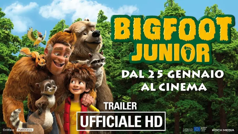 Відео до фільму Бігфут молодший: Стань легендою | Bigfoot Junior - Trailer Ufficiale Italiano | HD
