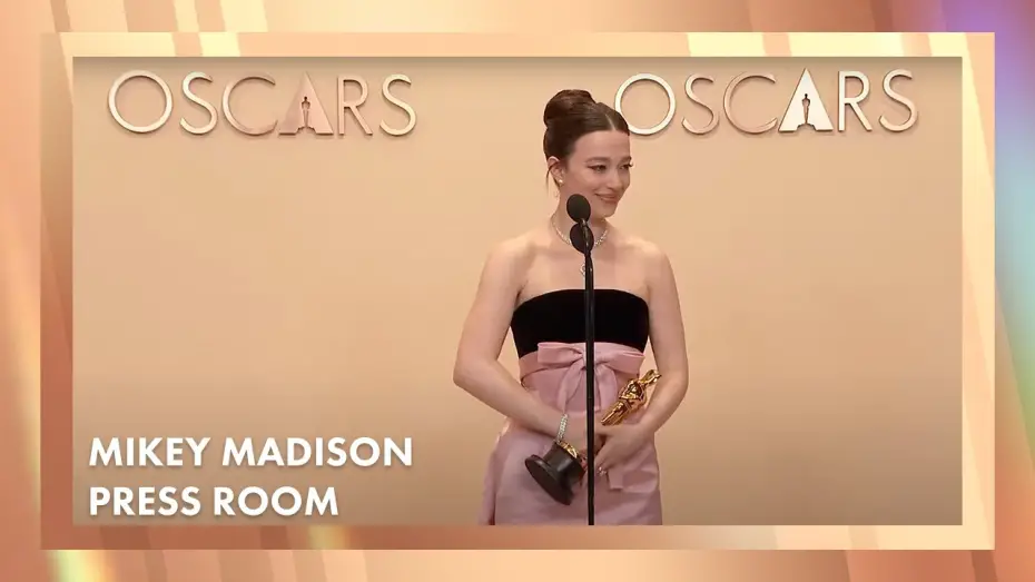 Відео до фільму Anora | 'Anora' Best Actress Press Room Speech | 97th Oscars (2025)[Mikey Madison]