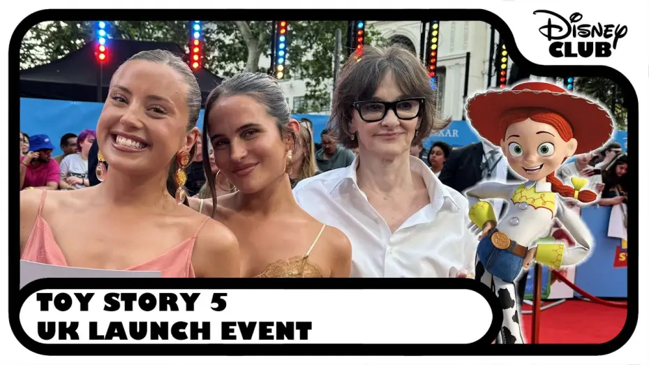 Відео до фільму Історія іграшок 5 — Liv & Evie Meet the Cast of Toy Story 5 at the UK Launch Event