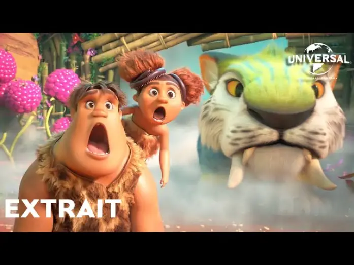 Відео до фільму Сімейка Крудсів: Нова ера — Les Croods 2 : Une Nouvelle Ère Extrait "Grug montre le mur aux Croods" VF [Au cinéma le 7 juillet]
