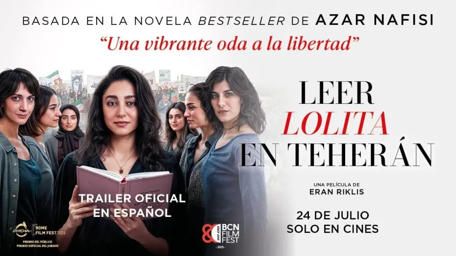 Відео до фільму Reading Lolita in Tehran | LEER &lsquo;LOLITA&rsquo; EN TEHER&Aacute;N (2024) - Tr&aacute;iler Espa&ntilde;ol [HD][Castellano 2.0] 🎞️🇪🇸