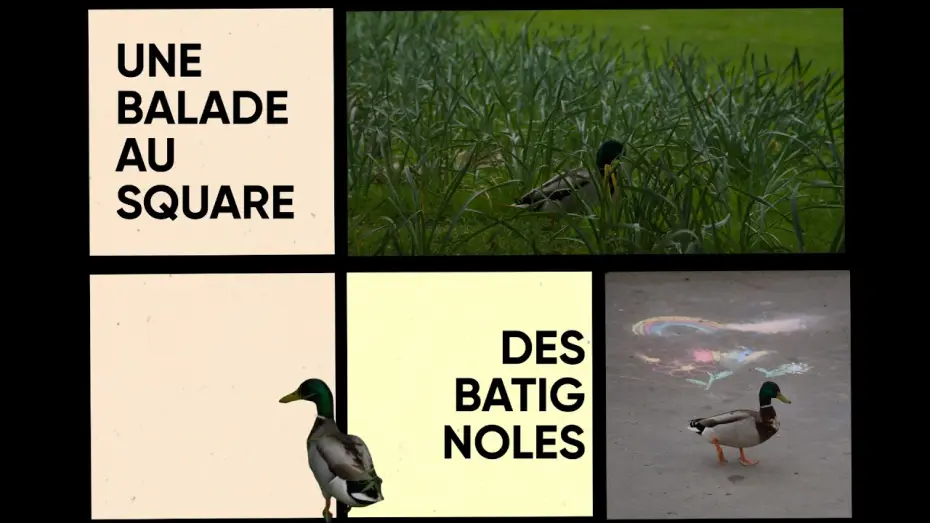 Відео до фільму Une balade au square des batignoles — Une balade au square des batignoles - documentaire photos