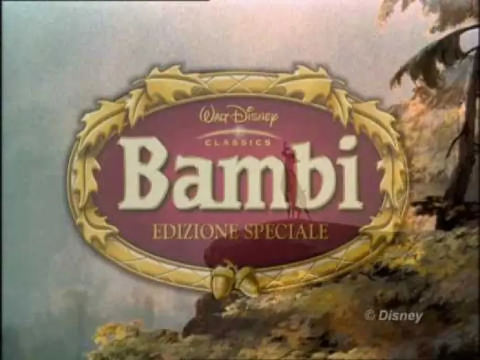 Відео до фільму Бембі | Bambi trailer ita
