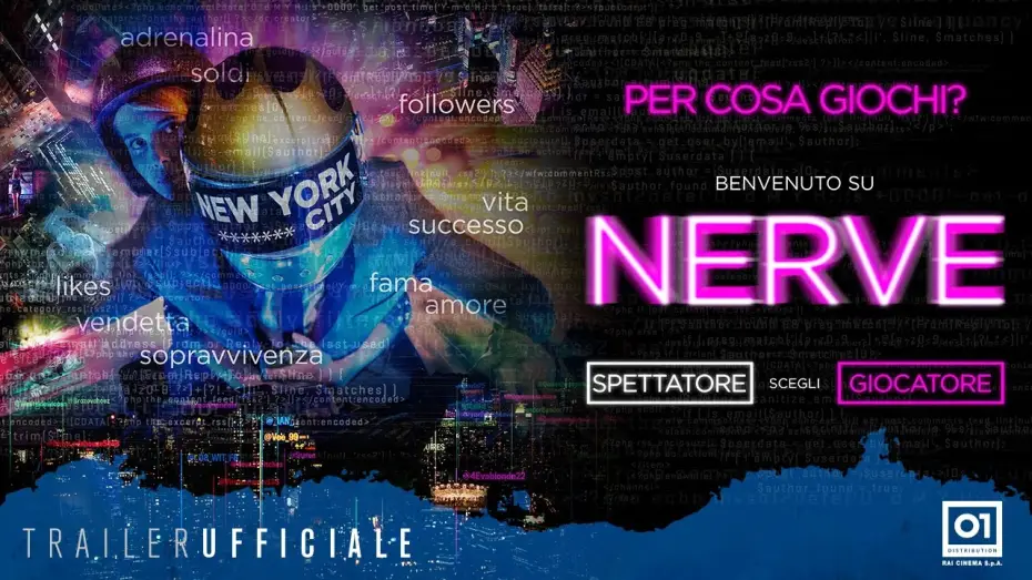 Відео до фільму Нерв — NERVE (2017) - Trailer Ufficiale ITA HD