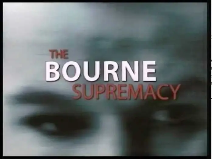 Відео до фільму Перевага Борна — The Bourne Supremacy - Trailer italiano