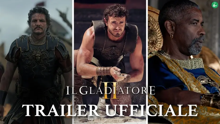Відео до фільму Гладіатор 2 | Il Gladiatore II | Trailer Ufficiale - Paul Mescal, Pedro Pascal, Denzel Washington, Ridley Scott