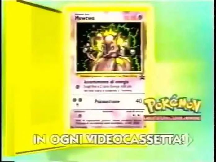 Відео до фільму 劇場版ポケットモンスター ミュウツーの逆襲 | Pubblicit&agrave; VHS  - Pok&eacute;mon IL FILM - Mewtwo contro Mew - Carta Promo Mewtwo - Italia1