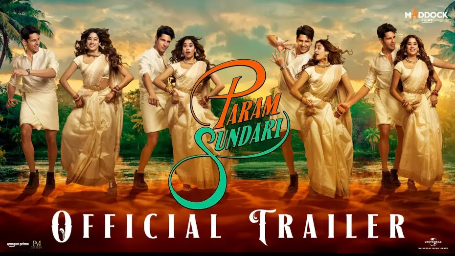 Відео до фільму परम सुंदरी | Param Sundari - Official Trailer | Sidharth M | Janhvi K | Dinesh V | Tushar J | In Cinemas 29th Aug