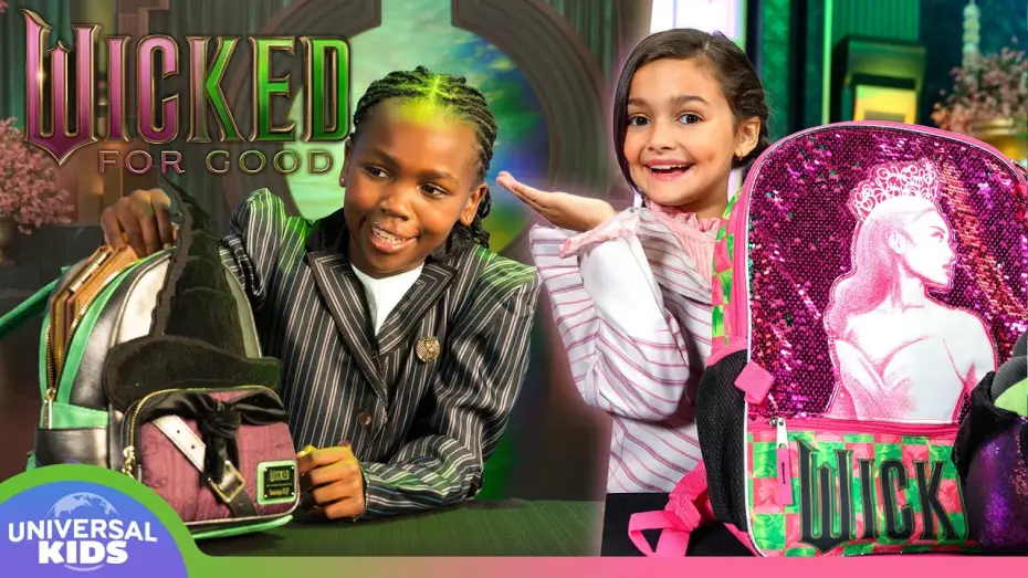 Відео до фільму Wicked: For Good | What's In My Bag with the Young Stars of WICKED!