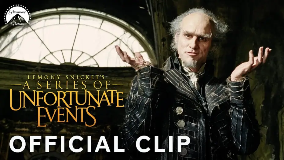 Відео до фільму Лемоні Снікет: Тридцять три нещастя | Jim Carrey's Introduction as Count Olaf!