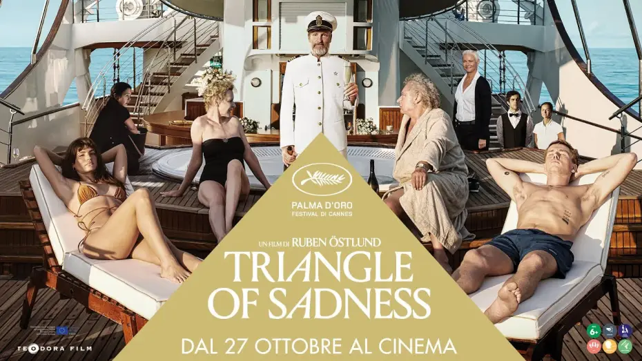 Відео до фільму Трикутник смутку — TRIANGLE OF SADNESS Trailer Ufficiale (dal 27 Ottobre al Cinema)